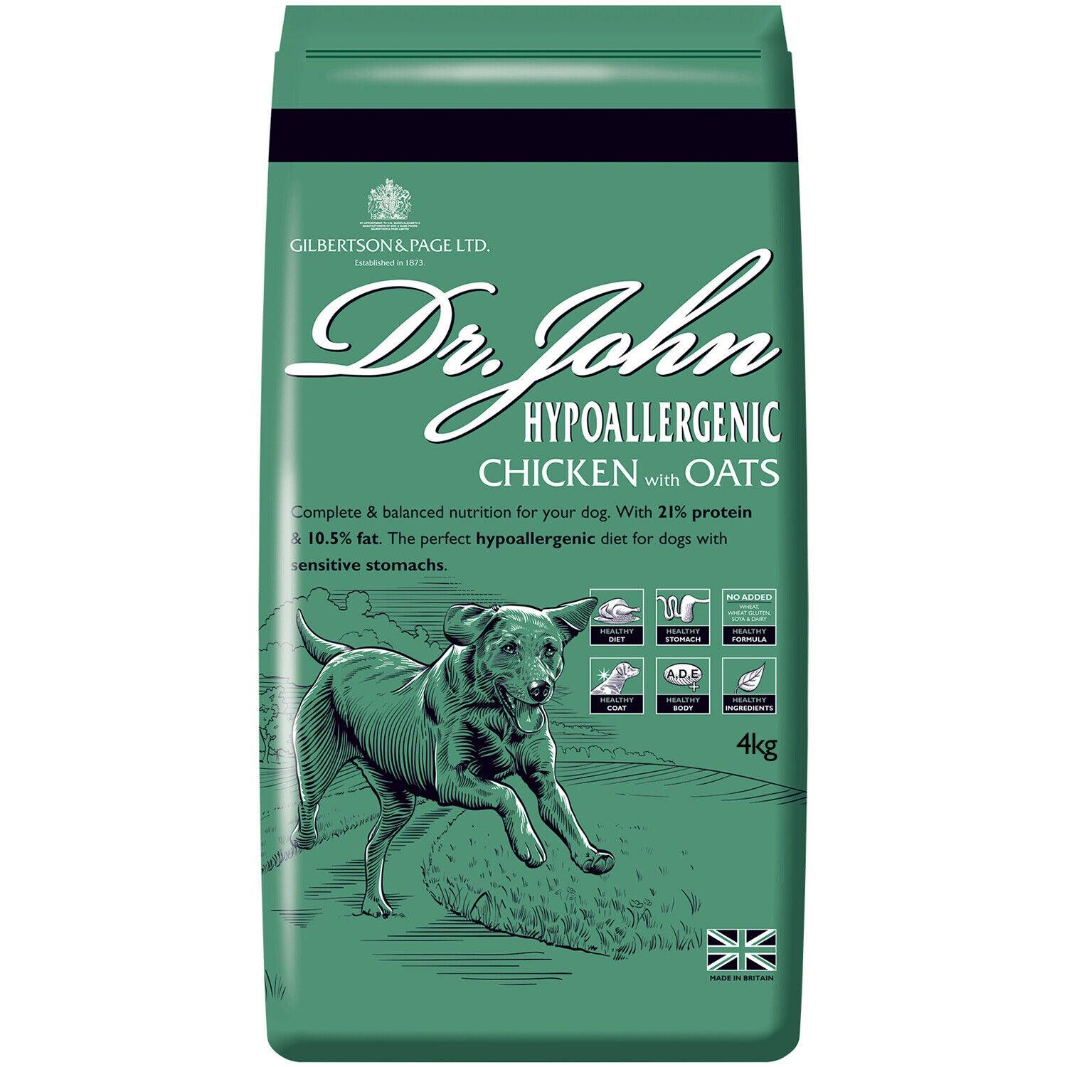 Dr John Hypoallergenic Chicken with Oats Dry Dog Food