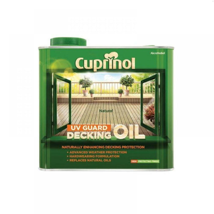 Cuprinol UV Guard Decking Oil Natural 2.5L