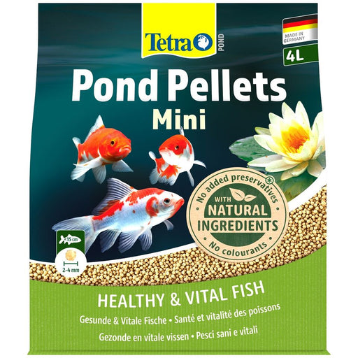 Tetra Pond Pellets Mini Fish Food 4L (1.05kg)