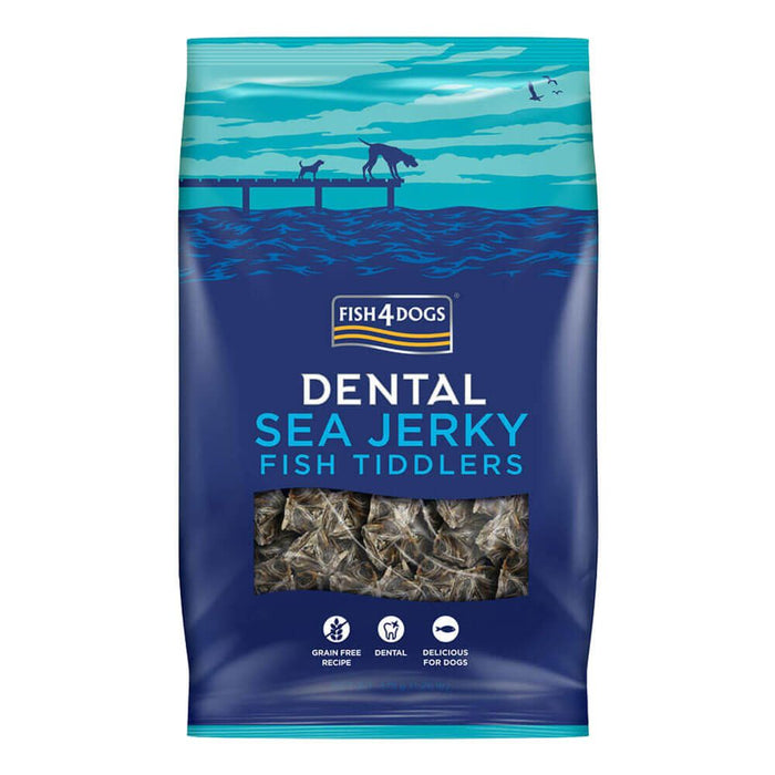 Fish4Dogs Dental Sea Jerky Fish Tiddlers Dog Treats