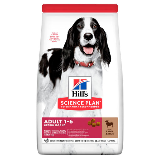 Hill's Science Plan Adult Medium with Lamb & Rice Dry Dog Food 14kg
