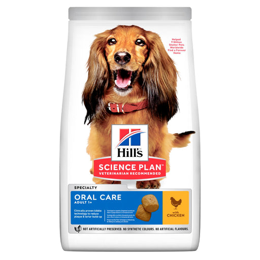[Clearance Sale] Hill's Science Plan Adult Oral Care with Chicken Dry Dog Food 2kg