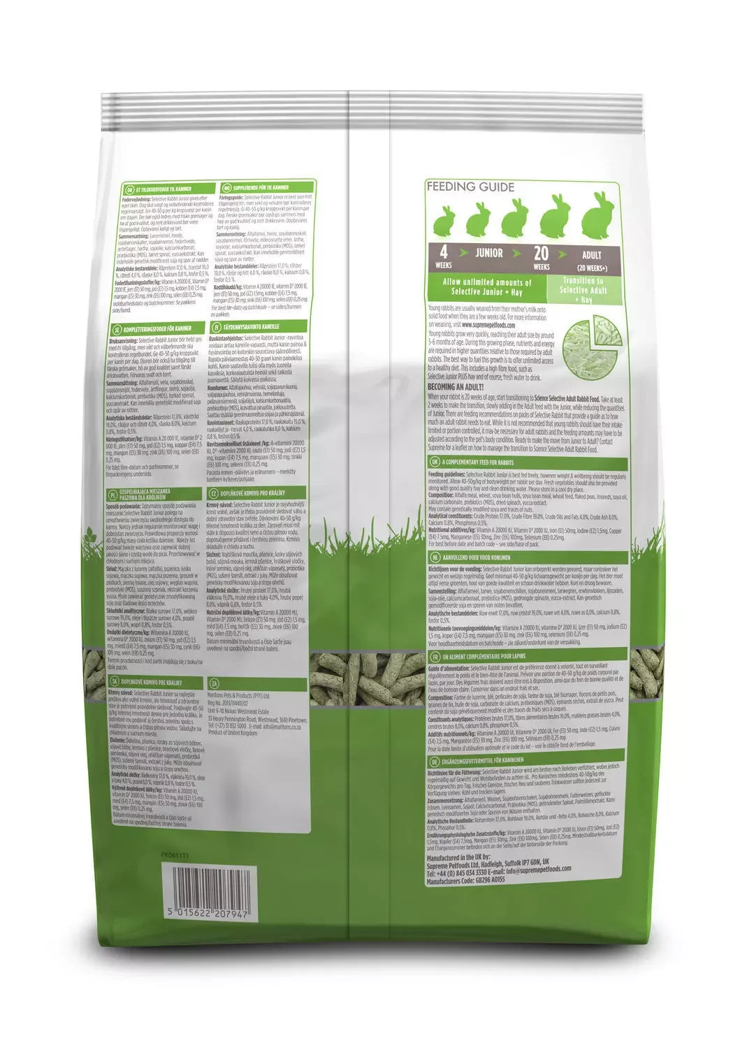 Supreme Science Selective Junior Rabbit Food 10kg