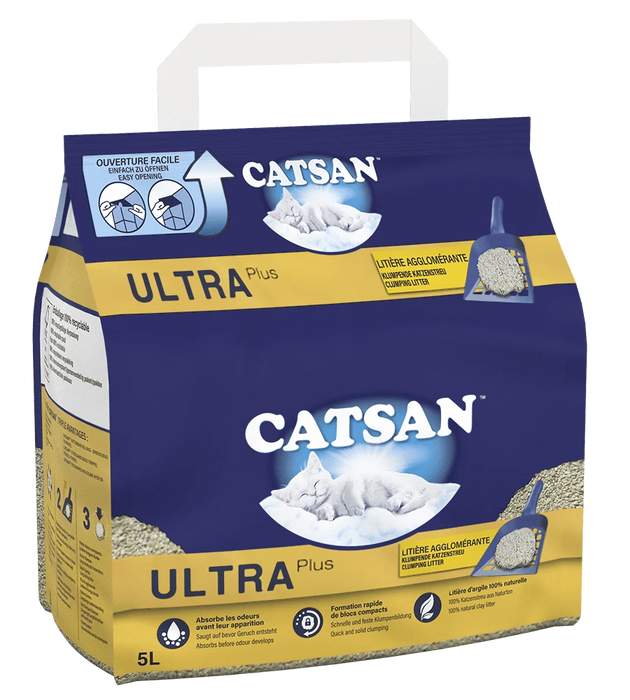 Catsan Ultra Clumping Odour Control Cat Litter 5L