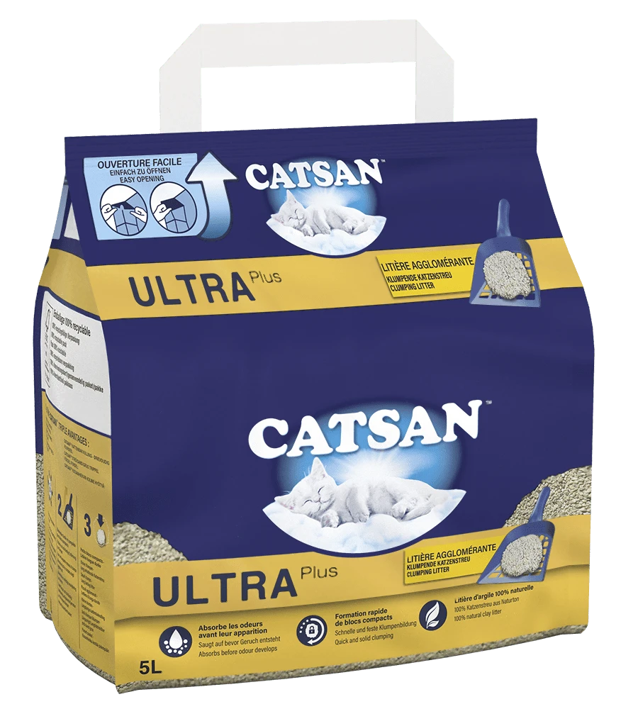 Catsan Ultra Clumping Odour Control Cat Litter 5L