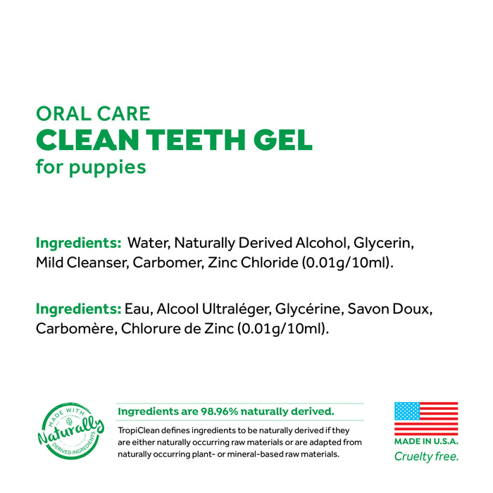 TropiClean Oral Care Gel for Puppies 59ml