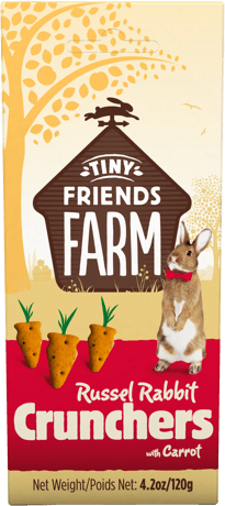 Supreme Tiny Friends Farm Russel Rabbit Food Crunchers 120g