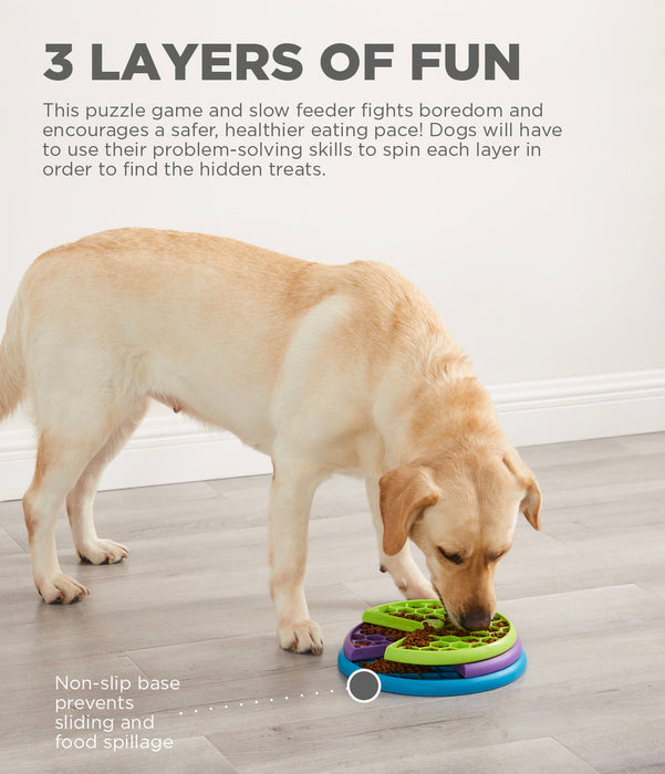 Nina Ottosson Lickin' Layers Dog Puzzle Game Dog Toy