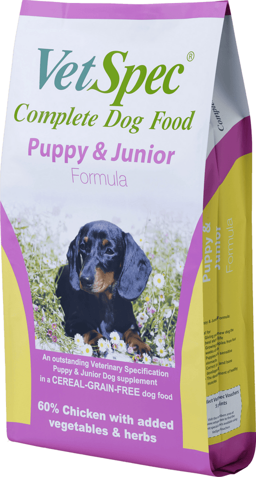 VetSpec Complete Puppy & Junior Chicken Dry Dog Food 2kg