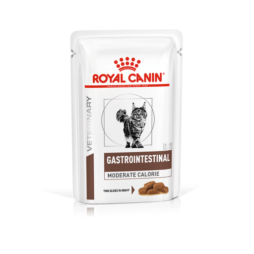 Royal Canin Gastrointestinal Moderate Calorie Thin Slices In Gravy Wet Cat Food