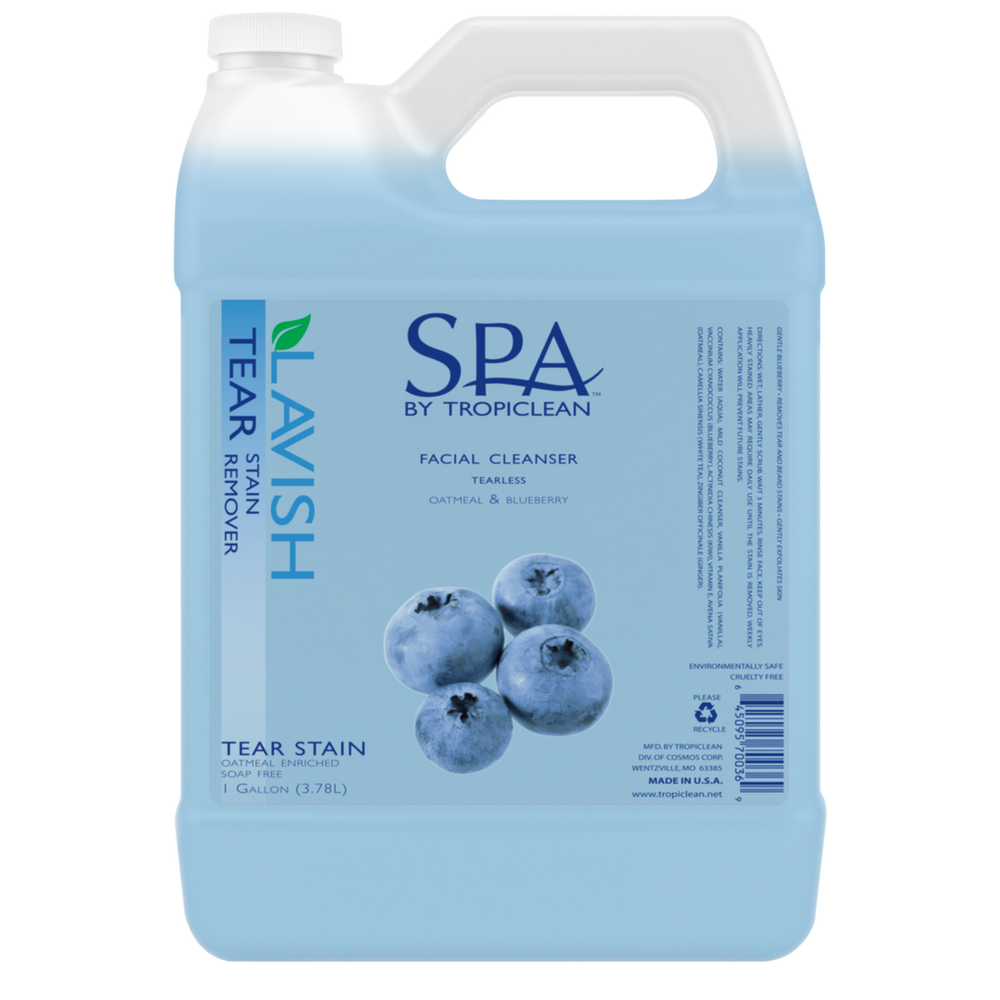 SPA by TropiClean Tear Stain Remover for Pets Blueberry 3.78L