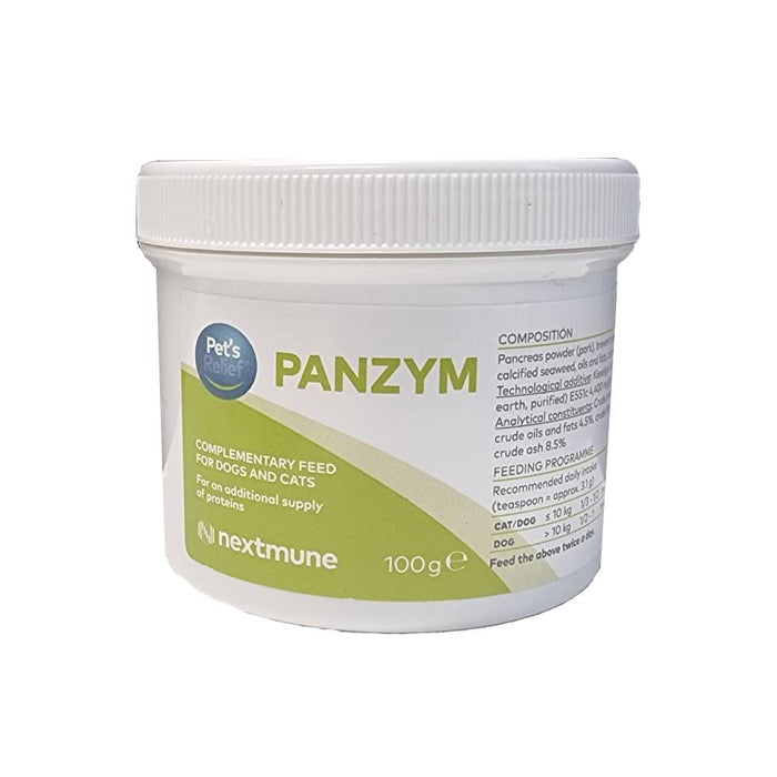 Pet’s Relief Panzym Pancreatic Enzyme Supplement Powder for Cats and Dogs