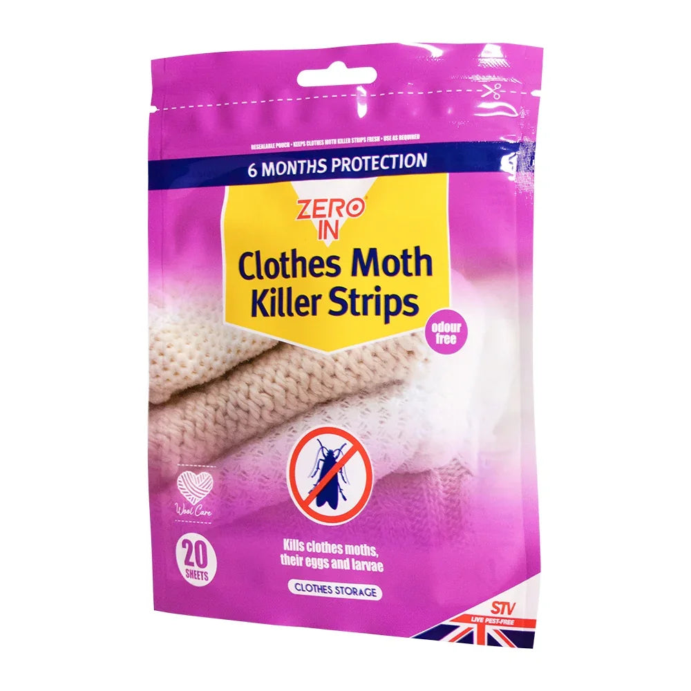 Zero In Clothes Moth Killer Strip 20-Pack