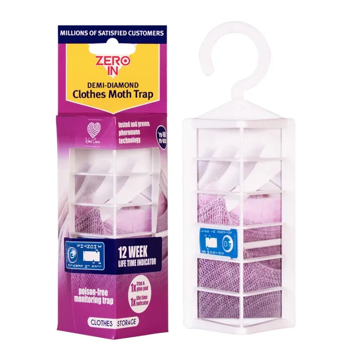 Zero In - Demi-Diamond Clothes Moth Pad Refills - 2 Pack