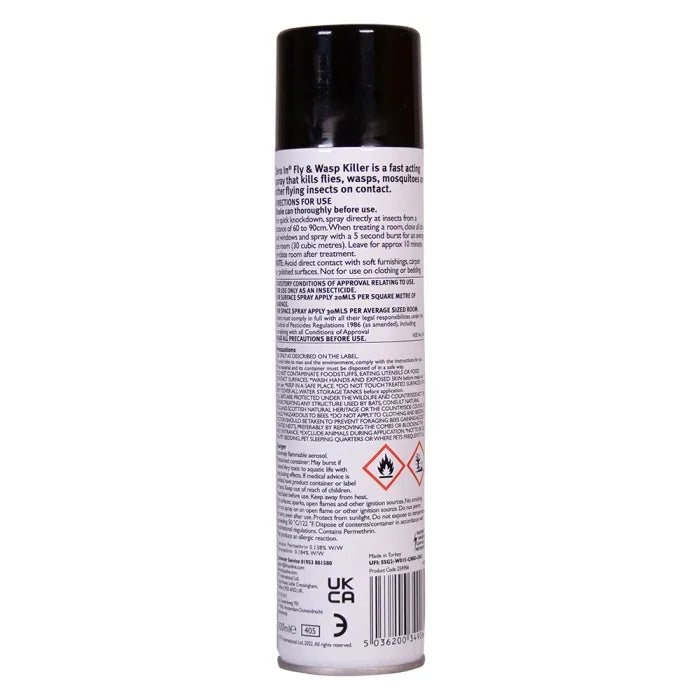 Zero In Fly & Wasp Killer Aerosol 300ml