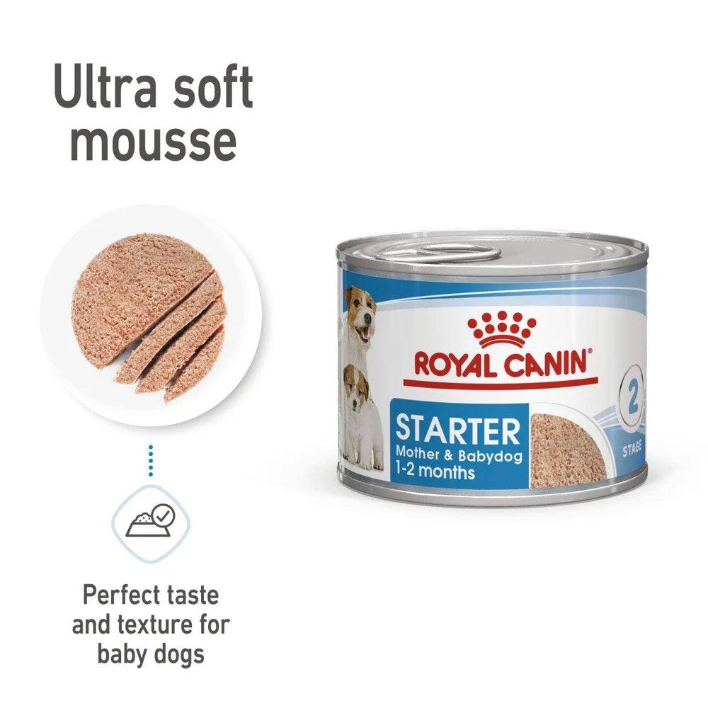 Royal Canin Mother & Babydog Starter Ultra Soft Mousse Wet Dog Food 195g