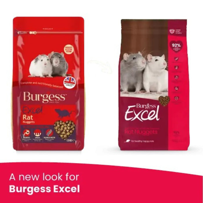 Burgess Excel Rat Nuggets Food 1.5kg