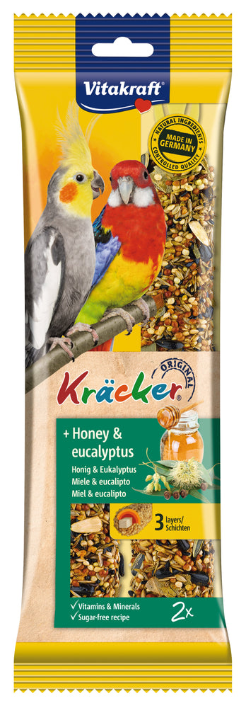 Vitakraft Kracker Honey & Eukalyptus Cockatiel 180g