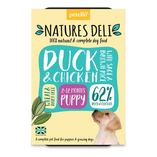 Natures Deli Duck & Chicken with Sage & Brown Rice Puppy 400g