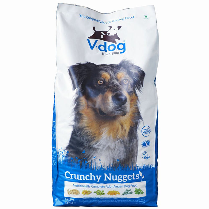 V-dog Crunchy Nuggets Vegetarian Dog Food 15kg