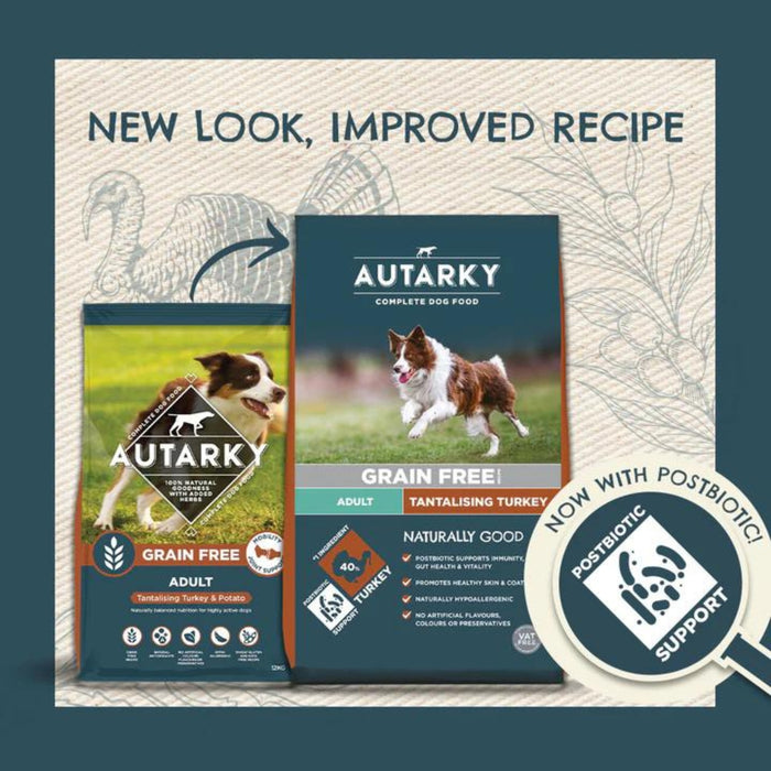 Autarky Adult Grain Free Tantalising Turkey & Potato Dry Dog Food