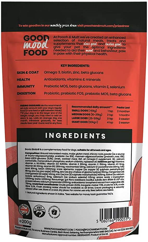 Pooch & Mutt Bionic Biotic for Dogs Suplement 200g