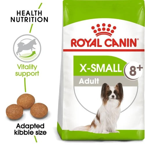 Royal Canin X-Small Adult 8+ Dry Dog Food 1.5kg