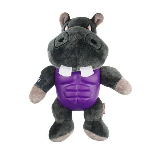 GiGwi I'm Hero TPR Armor Hippo TPR/Plush with Squeaker
