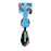 GiGwi Duck 'Push To Mute' with Plush Tail Blue