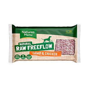 Natures Menu Raw Dog Food Free Flow Mince Lamb & Chicken 2kg