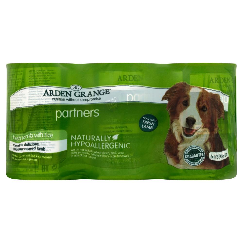Arden Grange Partners Lamb with Rice 24 cans x 395g Dog Food