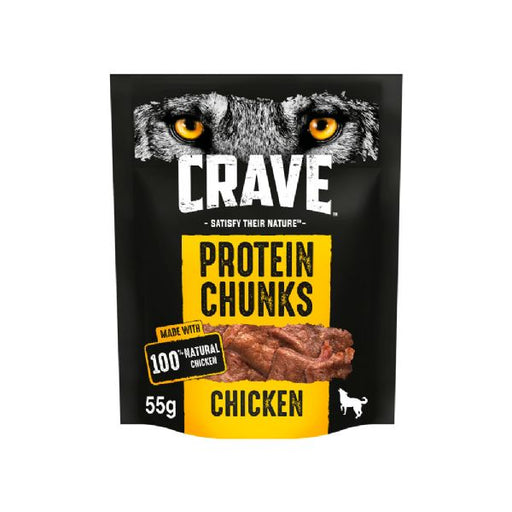 Crave Protein Chunks With Chicken Dog Treats 55g