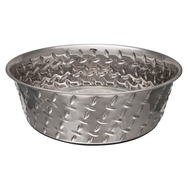 Diamond Plate Bowl With Non-Skid Bottom 2.8L