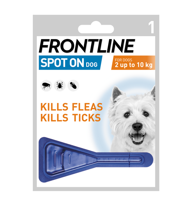 Frontline Spot On Flea & Tick Treatment Small Dog (2-10kg) - 1 pack