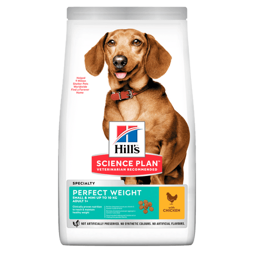 Hill's Science Plan Adult Perfect Weight Mini Dry Dog Food 1.5kg