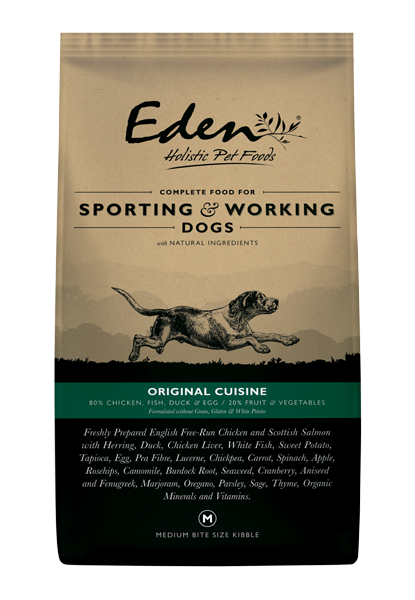 Eden 80/20 Original Cuisine Working and Sporting Dry Dog Food 15kg