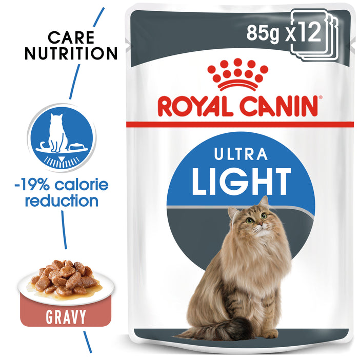 Royal Canin Adult Ultralight in Gravy Wet Cat Food