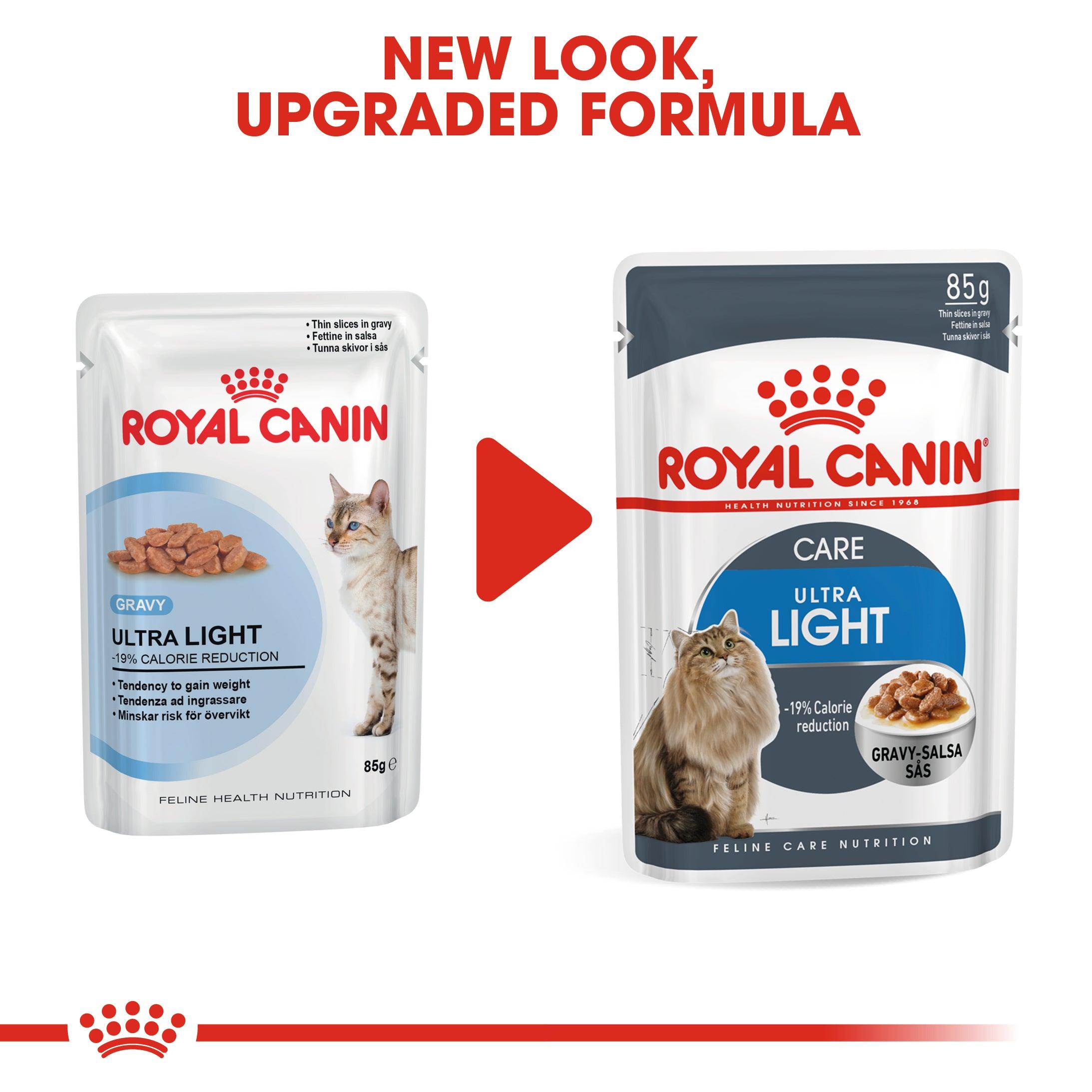 Royal Canin Adult Ultralight in Gravy Wet Cat Food