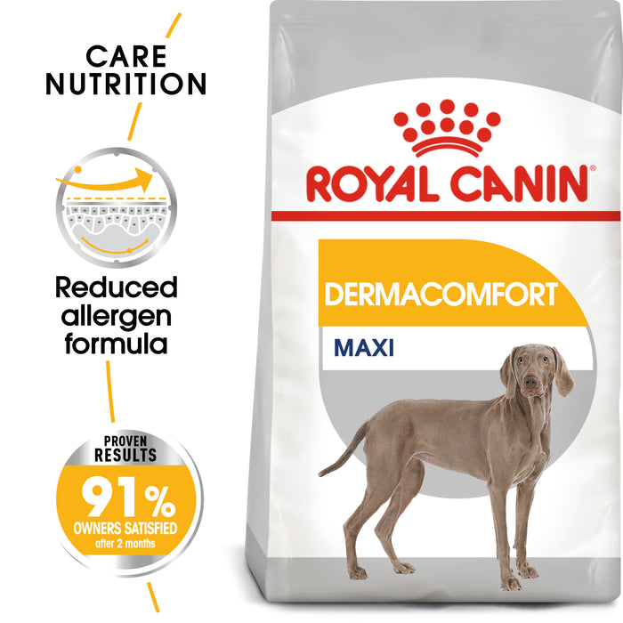 Royal Canin Dermacomfort Maxi Adult and Mature Large Dry Dog Food 12kg