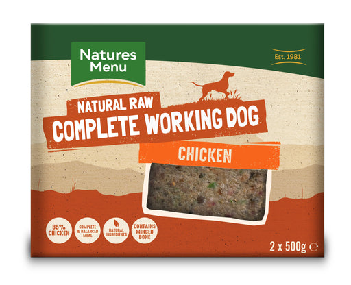 Natures Menu Raw Dog Food Chicken 2x500g
