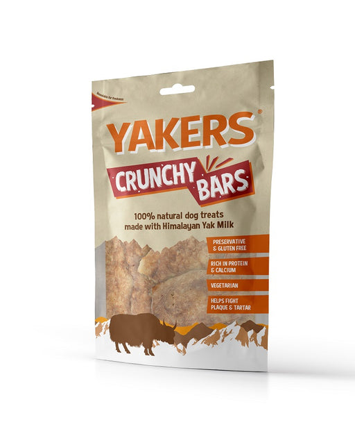 Yakers Crunchy Bars Natural Yak's Milk Dog Treats 80g