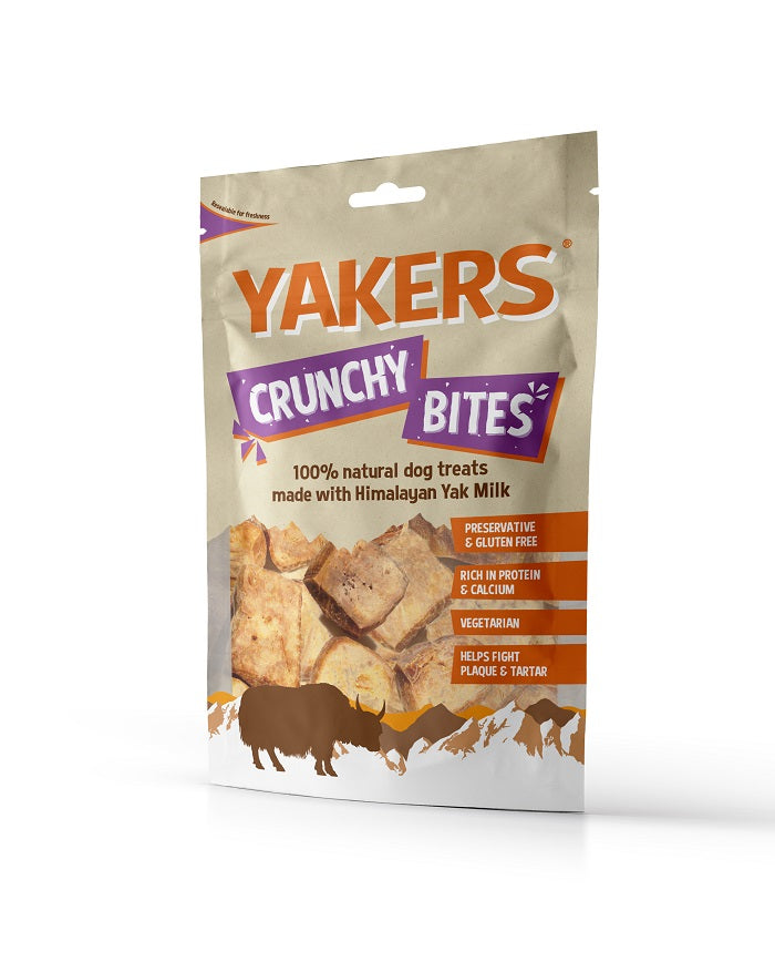 Yakers Crunchy Bites Natural Yak's Milk Dog Treats 70g