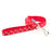 Ancol Vintage Polka Dog Lead Red 100 x 1.9cm
