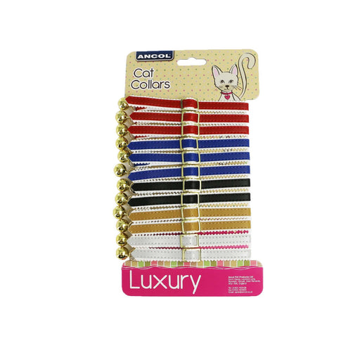 Ancol  Display Cards Luxury Cat Collar 12 Pack