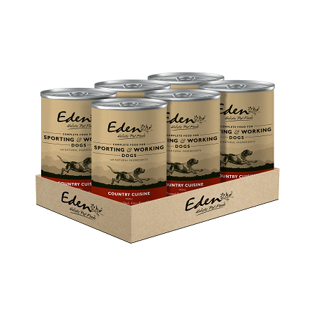 Eden Wet Food for Working and Sporting Dogs: Country Cuisine 6 x 400g