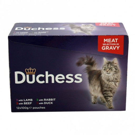 Duchess Pouch Chunks Gravy Wet Cat Food 12 x 100g