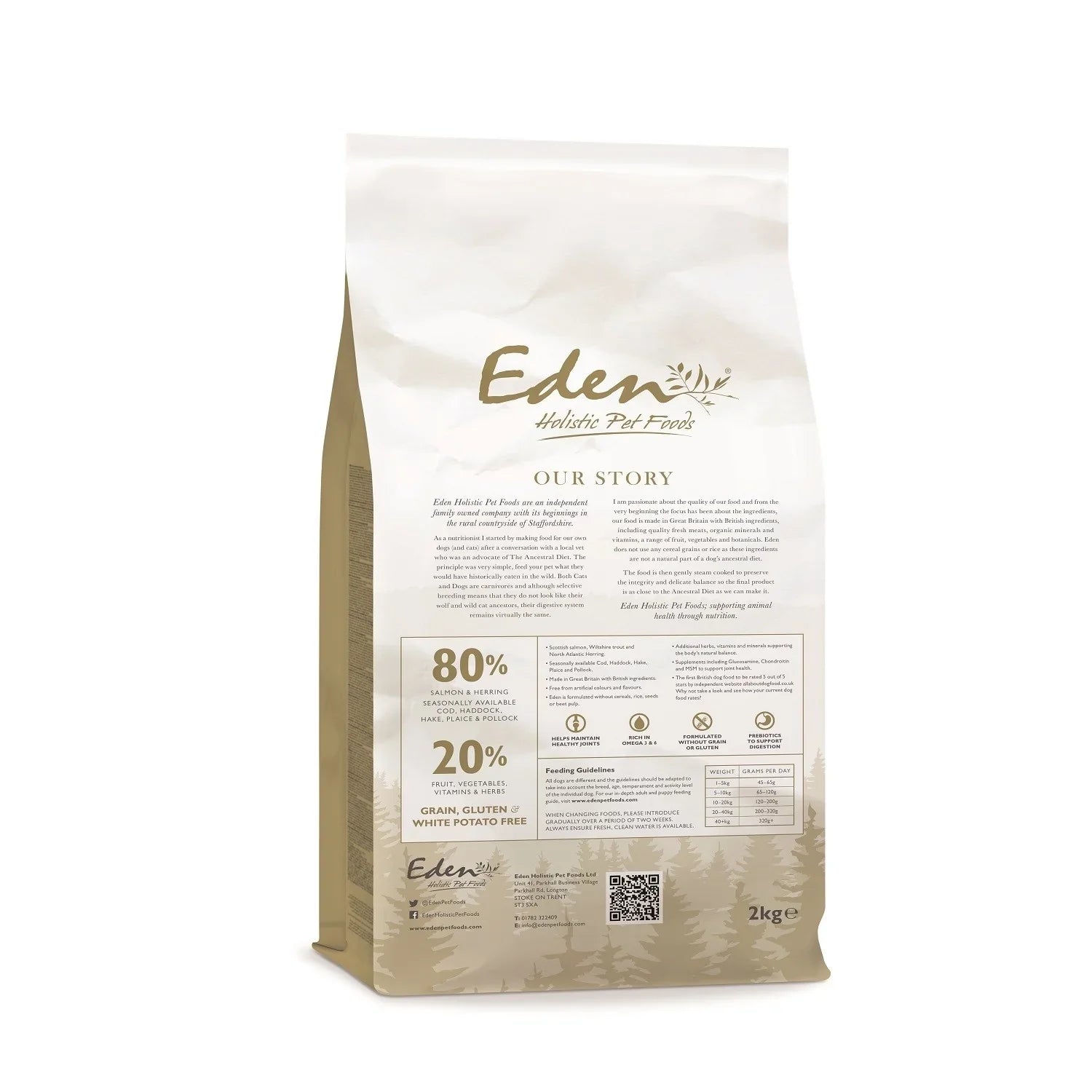 Eden 80/20 Fish Cuisine Adult Dry Dog Food 6kg