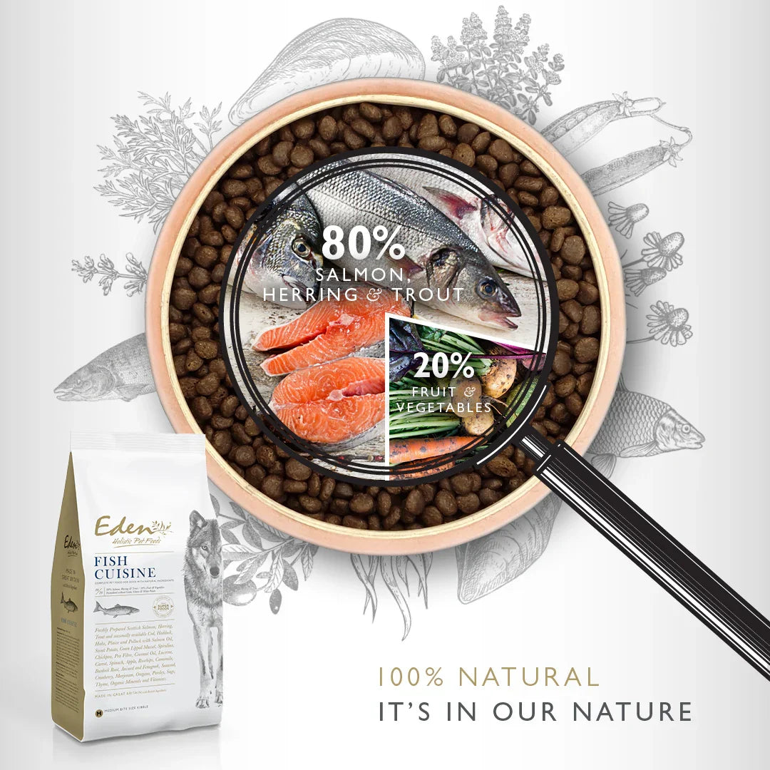 Eden 80/20 Fish Cuisine Adult Dry Dog Food 6kg