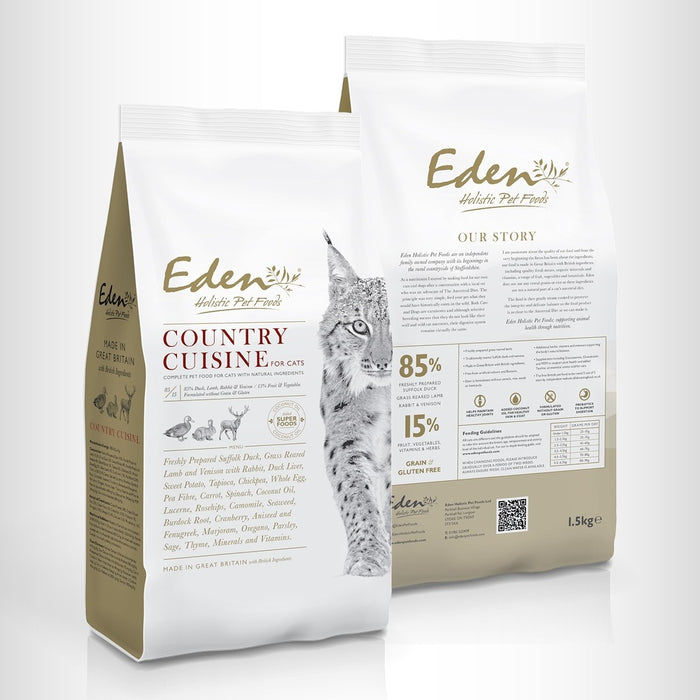 Eden 85/15 Country Cuisine Dry Cat Food for All Life Stages