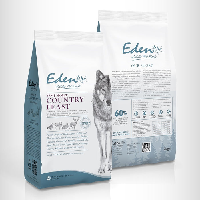 Eden Semi-Moist Country Feast Adult Dry Dog Food
